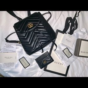 GUCCI BACKPACK & CARDHOLDER SET